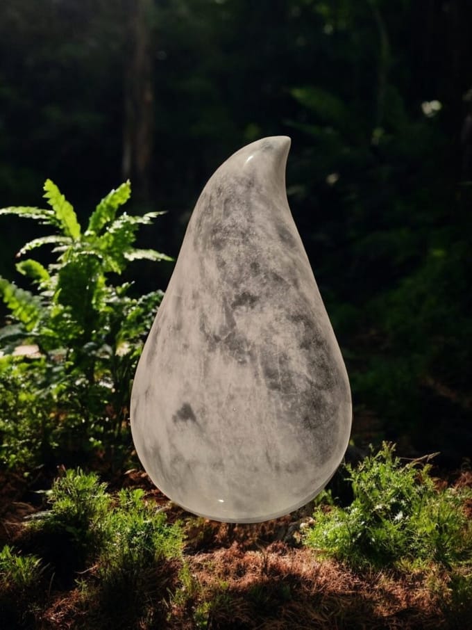 Exclusieve Marmeren Urn - Teardrop - Druppel