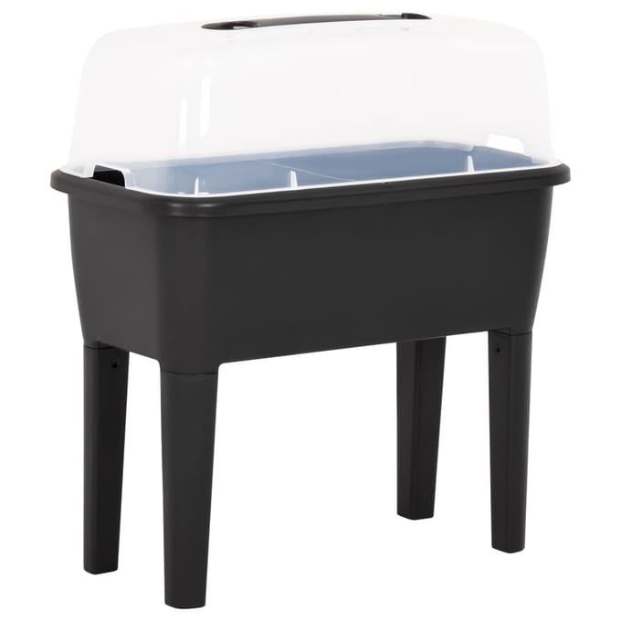 vidaXL - Plantenbak - verhoogd - 77x38,7x82 - cm - PP
