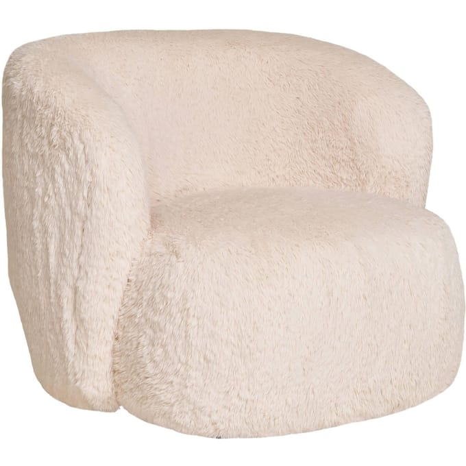 House Nordic Fauteuil Setubal - Imitatiebont - Off White