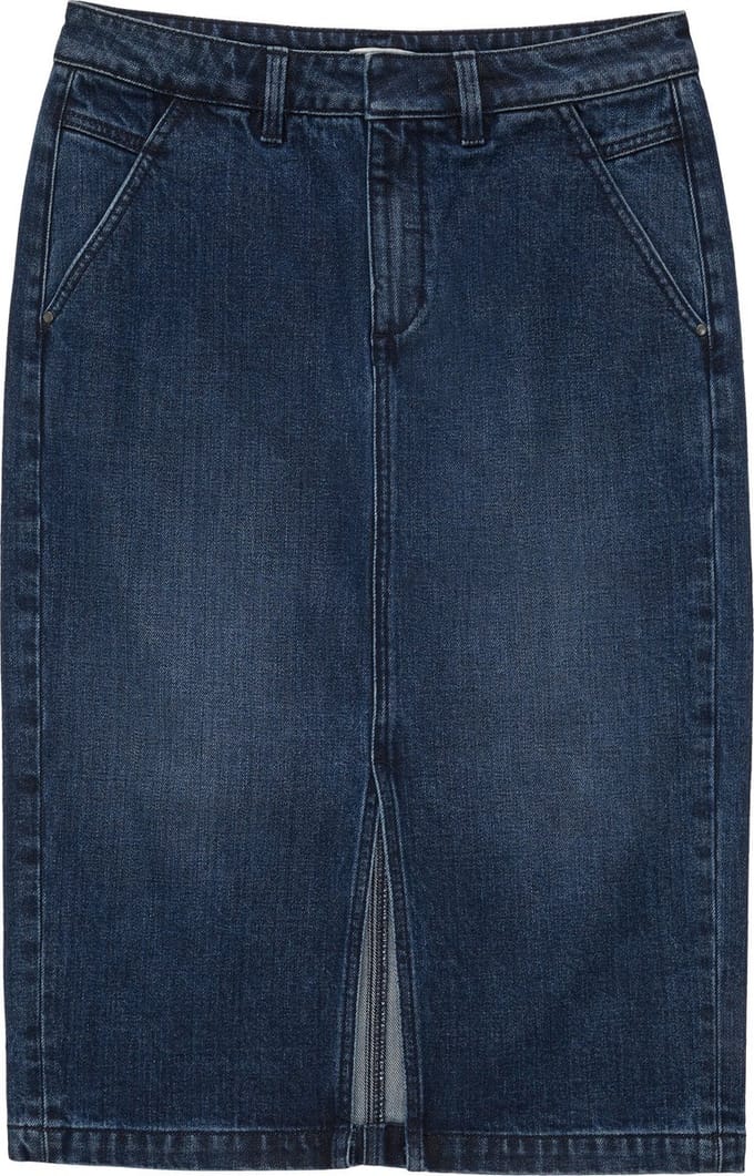TOM TAILOR denim skirt with slit Dames Rok - Maat 42
