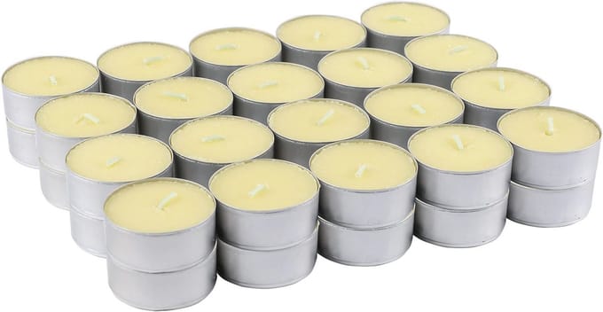 40 Geurende Theelichtjes - Ideaal voor Aromatherapie en Ontspanning