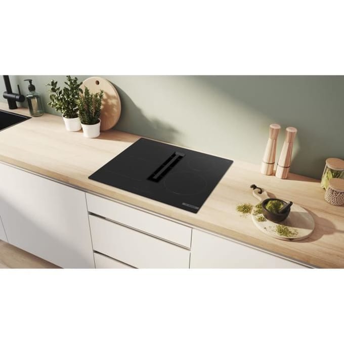 Bosch PVS611B16E inductie kookplaat met afzuiging (59,2 cm)