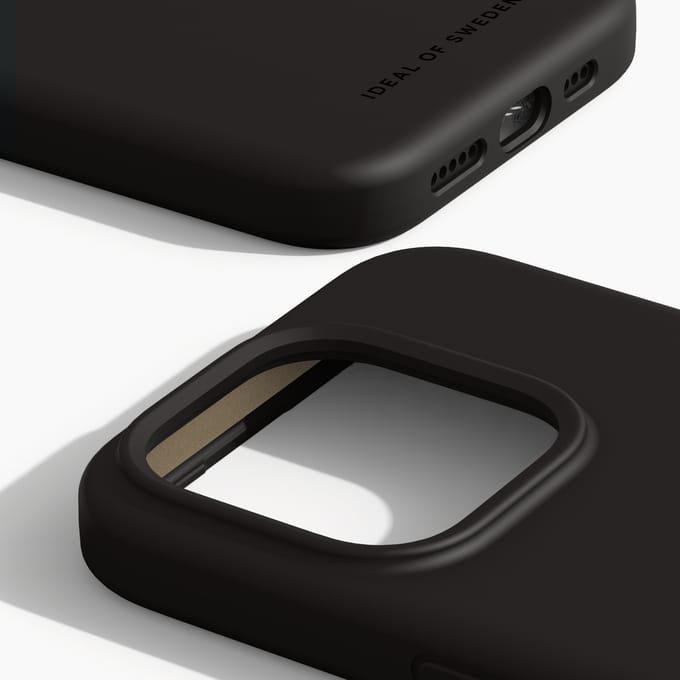 iDeal of Sweden Silicone Case met MagSafe voor de Apple iPhone 15 Pro - Black