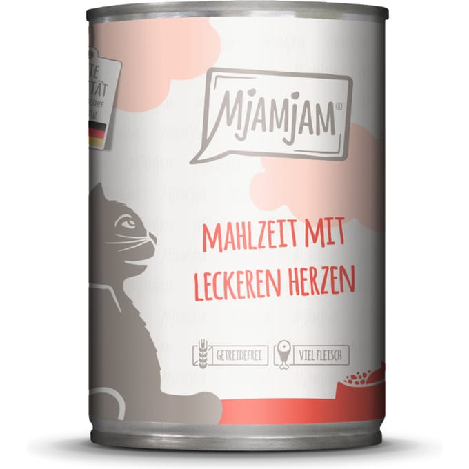6x400g MjAMjAM Harten Kattenvoer Nat