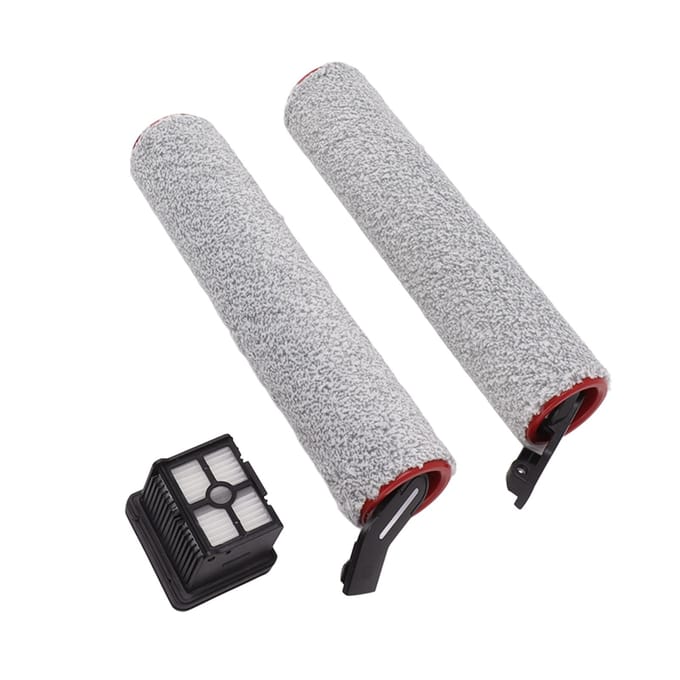 3PCS Rollerborstel Filterset ABS Zachte Textuur Stofzuigeraccessoires voor H13 M13 gray