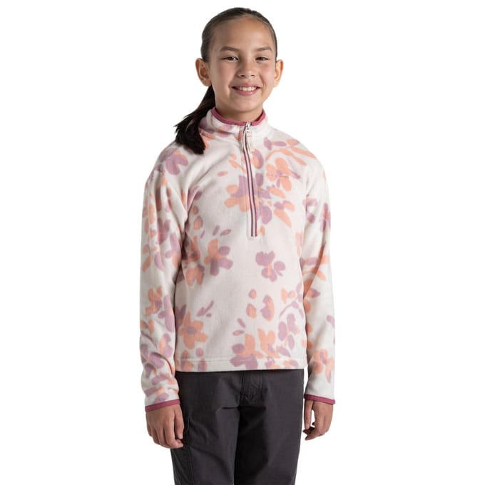 Craghoppers Sweatshirt met geborduurde trechterhals voor kinderen/Kinderen (Zeezout)