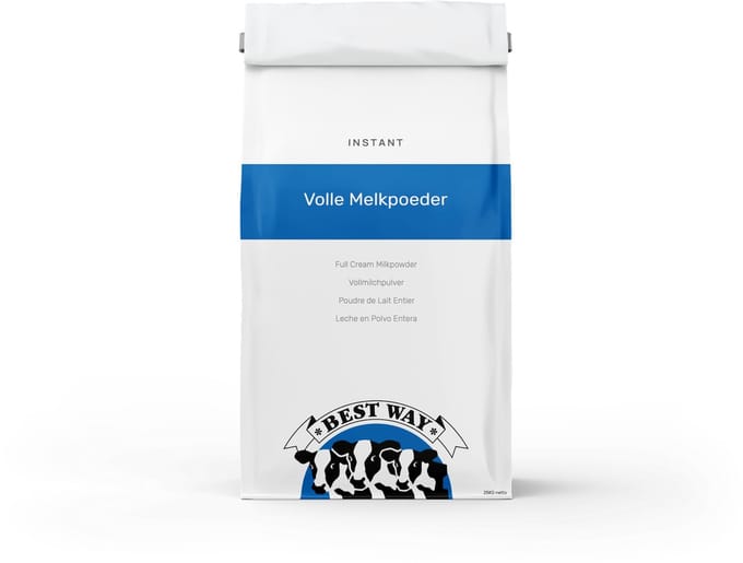 Best Way Ingredients BV Volle melkpoeder instant - lang houdbaar - 25 kg