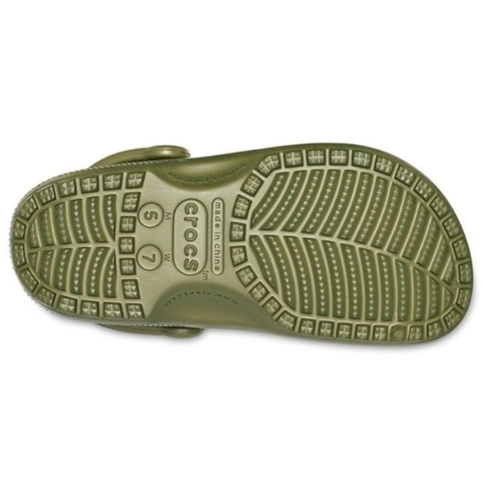 Crocs Classic Slippers en Sandalen Heren - Groen - Maat 43-44 - Rubber