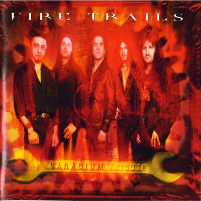 CD FIRE TRAILS - Vandium Tribute  USCD074 Underground Sym 2003 Italië Rock Gebruikt red