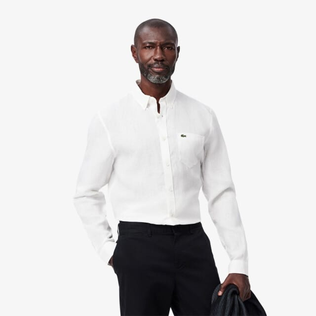 Lacoste 1HC2 Overhemd heren Wit 42