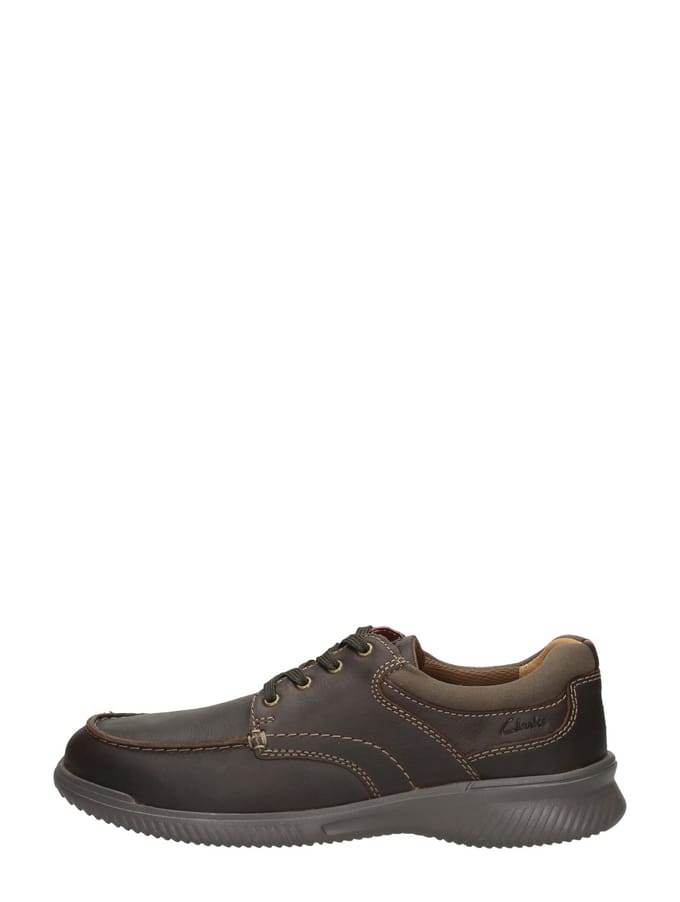 Clarks Donaway Edge Veterschoenen Laag - donkerbruin - Maat 40