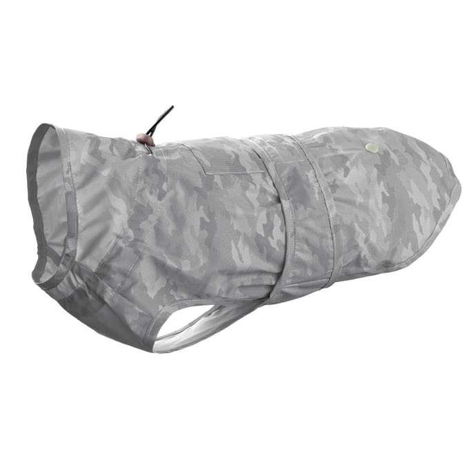 HUNTER mackintosh Huka to go, zilver/reflecterend ca. 45cm ruglengte honden