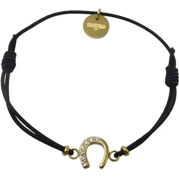 Equestrian Jewelry Armband Lola Zwart Goud