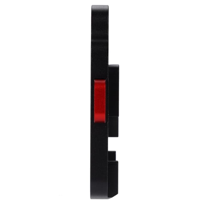 V Lock Montage Snelontgrendeling Externe Batterijplaat Camera Accessoire gray