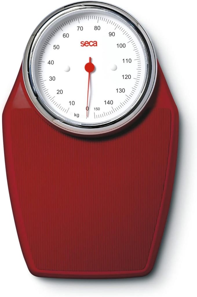 Persoonlijke Weegschaal - Mechanisch Model - Gezondheid Monitoren - Klassiek Pointer Ontwerp - 150 kg Capaciteit - Wit