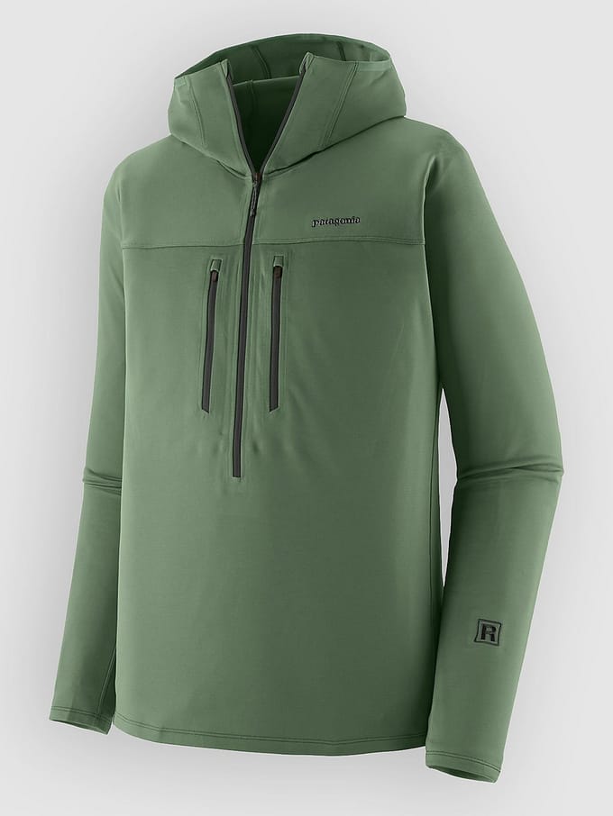 Patagonia R1 Ultralight Hoody Jas groen