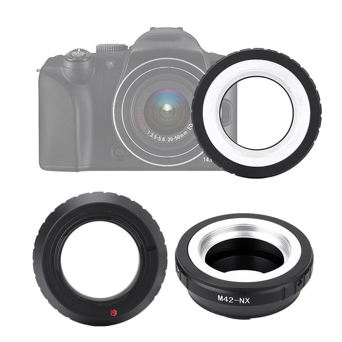 M42-NX M42 Schroefdraad Lens NX Mount Camera Lens Adapter Ring voor Samsung Accessoire black