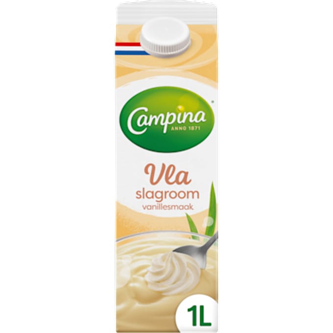 Slagroomvla vanille
