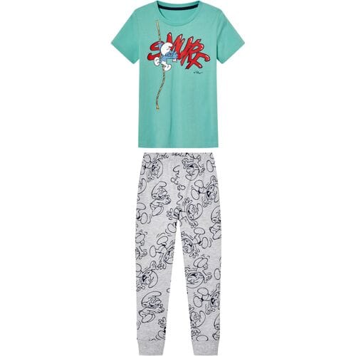 Lidl Kinderpyjama (groen/grijs, 98/104)