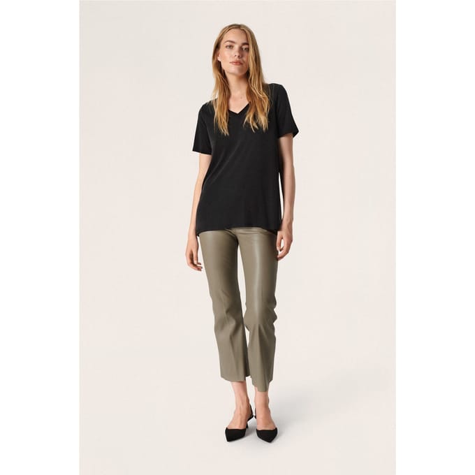 Dames-T-shirt Soaked in Luxury Columbine oversize