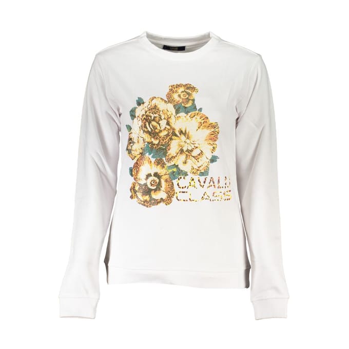 Bloemenprint Sweatshirt Lange Mouwen Ronde Hals