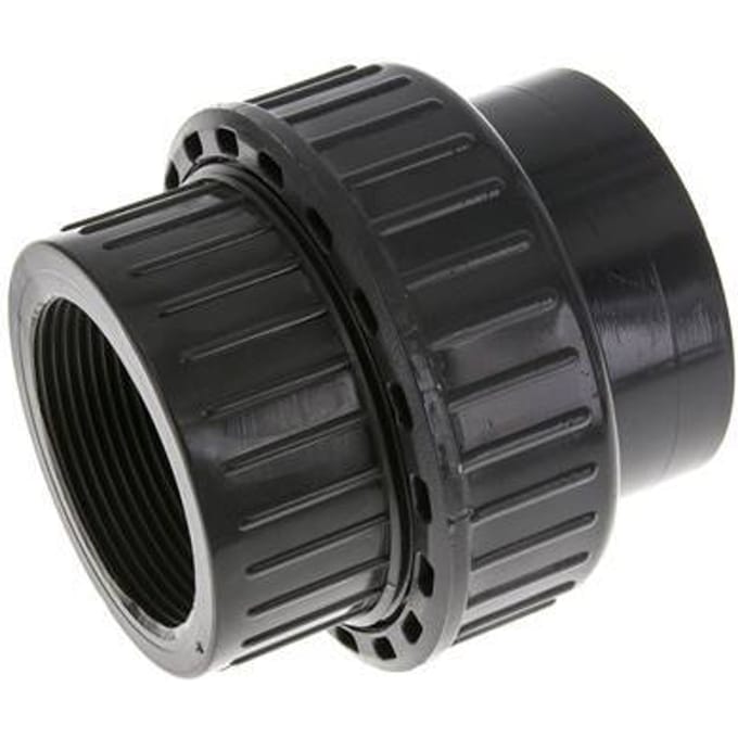 PVC Rechte Lijmmof 63mm x Binnendraad Rp 2'' EPDM