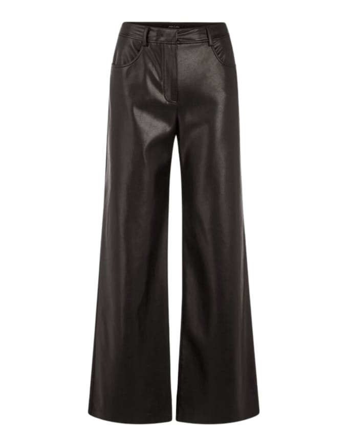 Marccain Pantalon Pantalons Donkerbruin Bp 81.34 J20