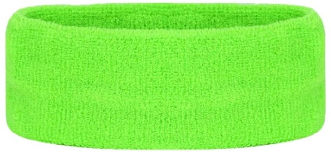 Go Go Gadget - Hoofdband - Zweetband - Badstof - Lime Groen