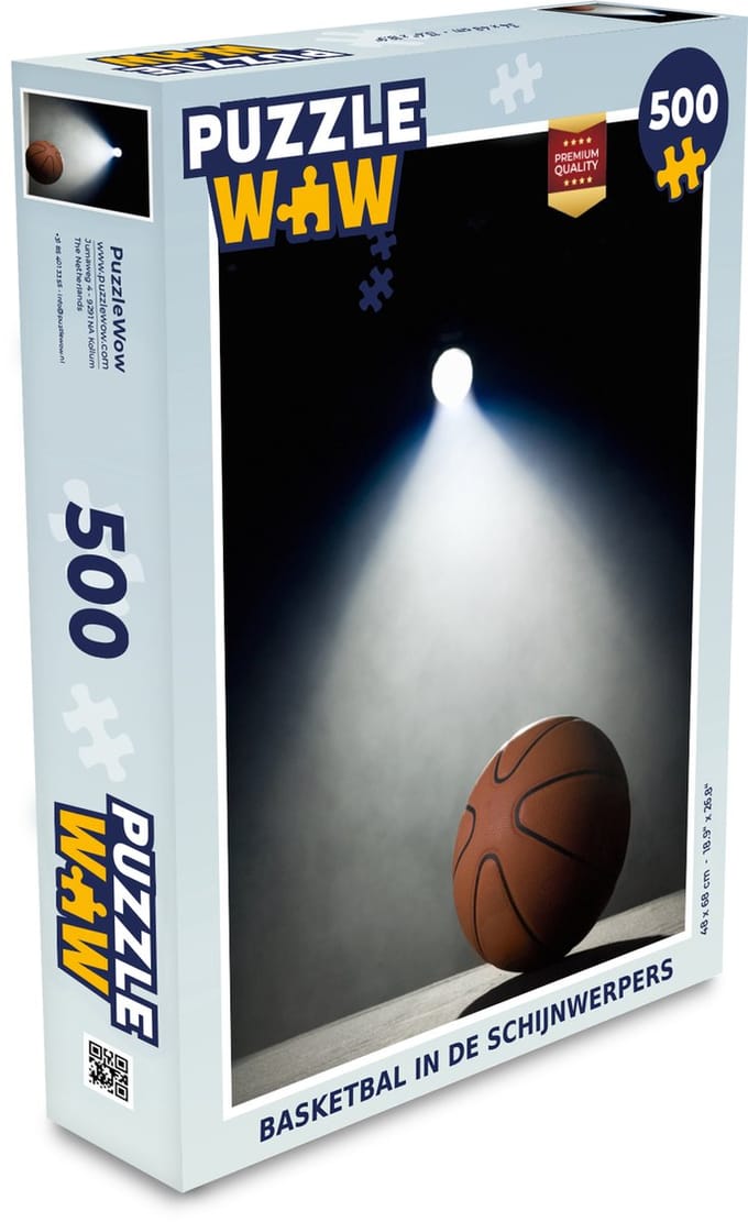 Puzzel Basketbal in de schijnwerpers - Legpuzzel - Puzzel 500 stukjes