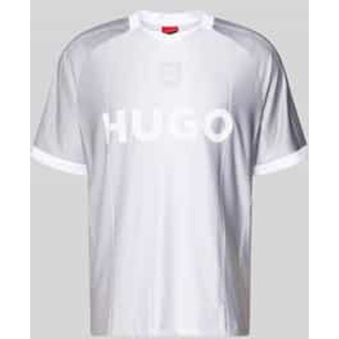 regular fit T-shirt met labelprint model 'DWILD'