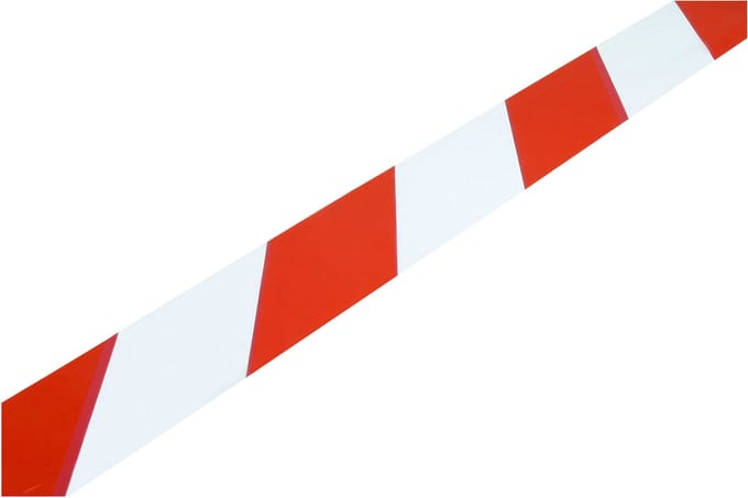 Starx afzetlint - 20 m - rood/wit
