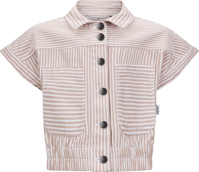 Retour jeans June Meisjes Jas - optical white - Maat 7/8