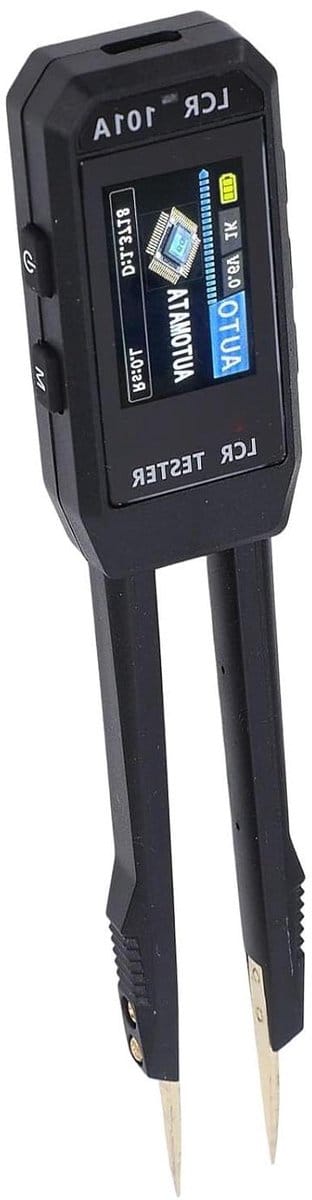 Pincettester Multimeter - Component Analyzer - Defecte Componenten Testen - Automatische Componentherkenning - 1.14 Inch Kleurenscherm - Zwart