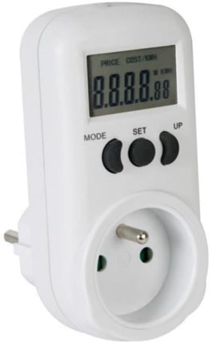 Universele Energieverbruik Meter met LCD Display voor Stopcontact