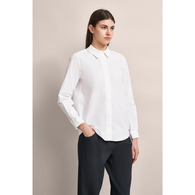 Bugatti Damen Stretch katoenen blouse
