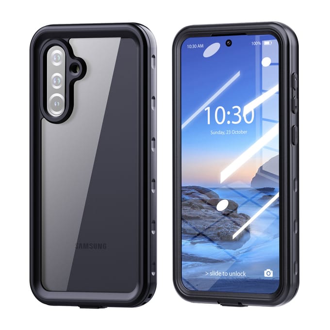 Redpepper Dot Plus Waterproof Backcover geschikt voor Samsung Galaxy A36 - Zwart