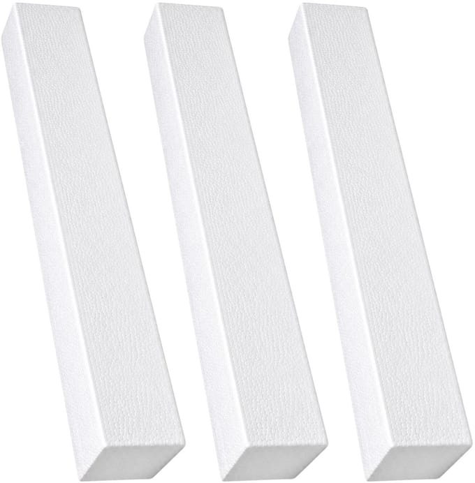Piepschuim vormen - baksteen - 3x - 60 x 7,5 x 7,5 cm - styropor hobby / DIY vorm - basis knutselfiguren