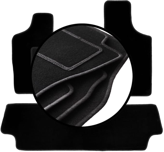 Set veloursmatten voor: Chrysler Town&Country IV minivan (2000-2008)