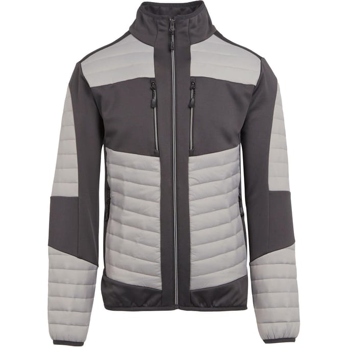 Regatta Heren E-Volve Thermal Hybride Jas (Mineraalgrijs/antraciet)
