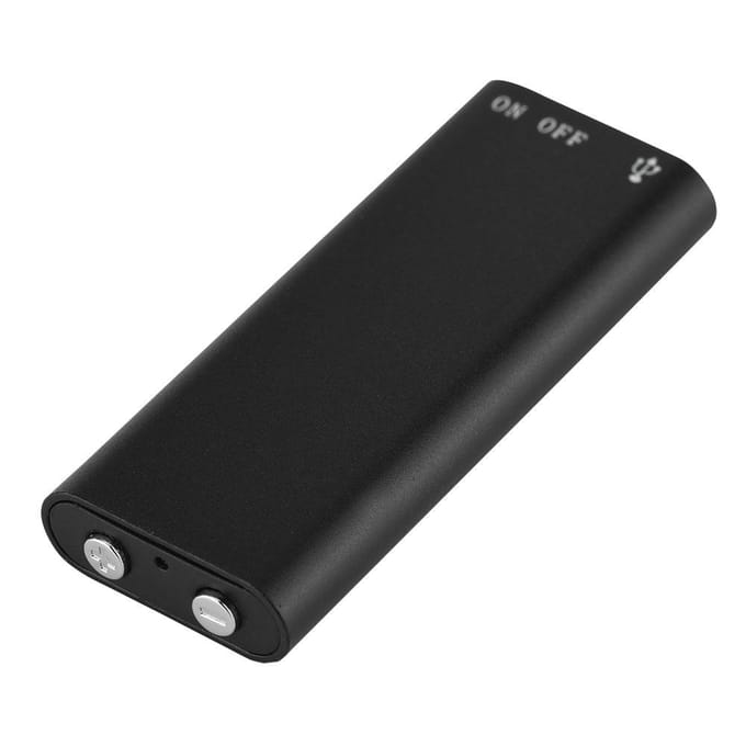 8GB Geheugen Voice Recorder 192Kbps Ruisonderdrukking 15 uur Opname Mini Audio Recorder