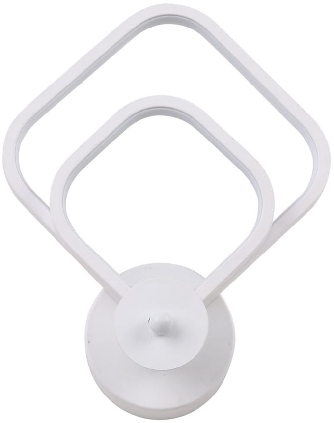 Wandlamp LED Design Wit Vierkant - Scaldare Ischia