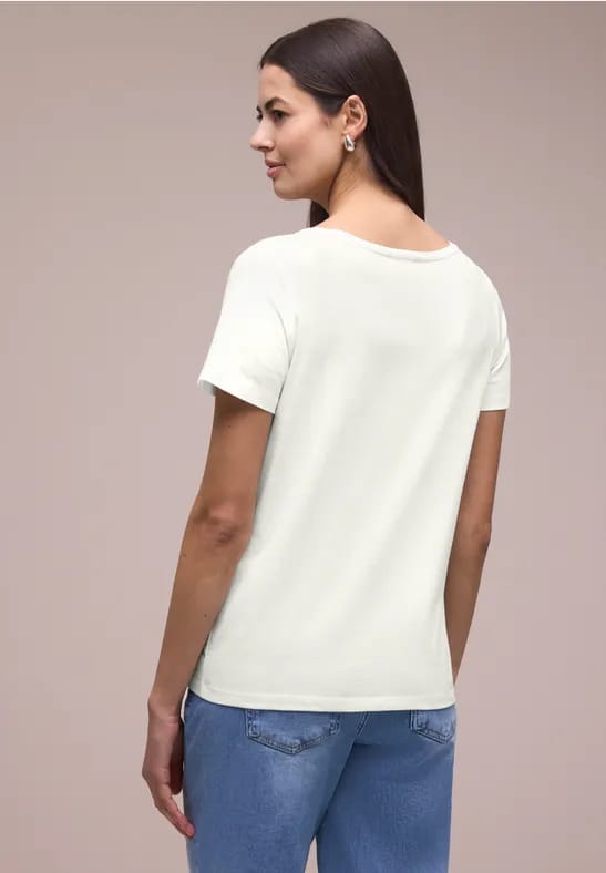 Dames-T-shirt Street One LTD QR Basic
