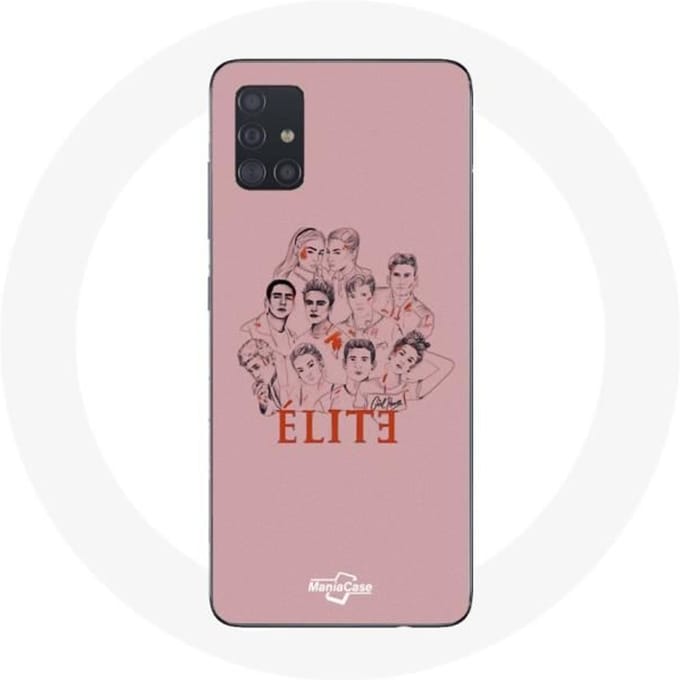 Case voor Samsung Galaxy A51 Elite seizoen 5 posterkarakters Fanart-logo