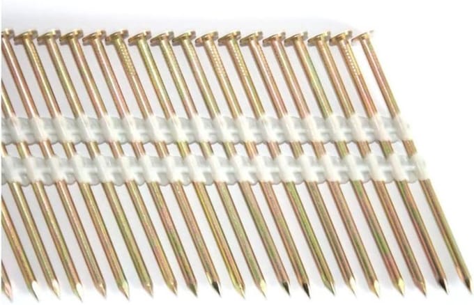 Stripnagels 80 mm 20 21 22 ° verzinkt 2000 stuks passend