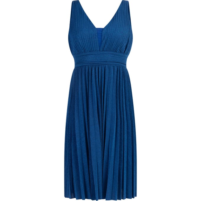 Faina midi-jurk Dames KONING BLAUW