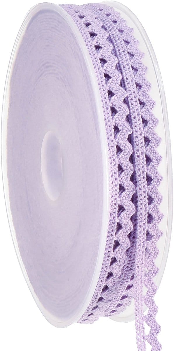Kantlint paars decoratief lint bloem sieradenlint B9mm L20m