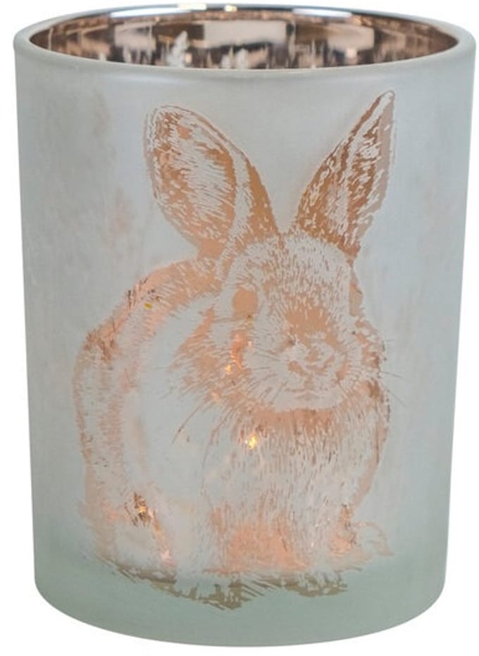 Mars & More Theelichthouder konijn brons medium 12cm