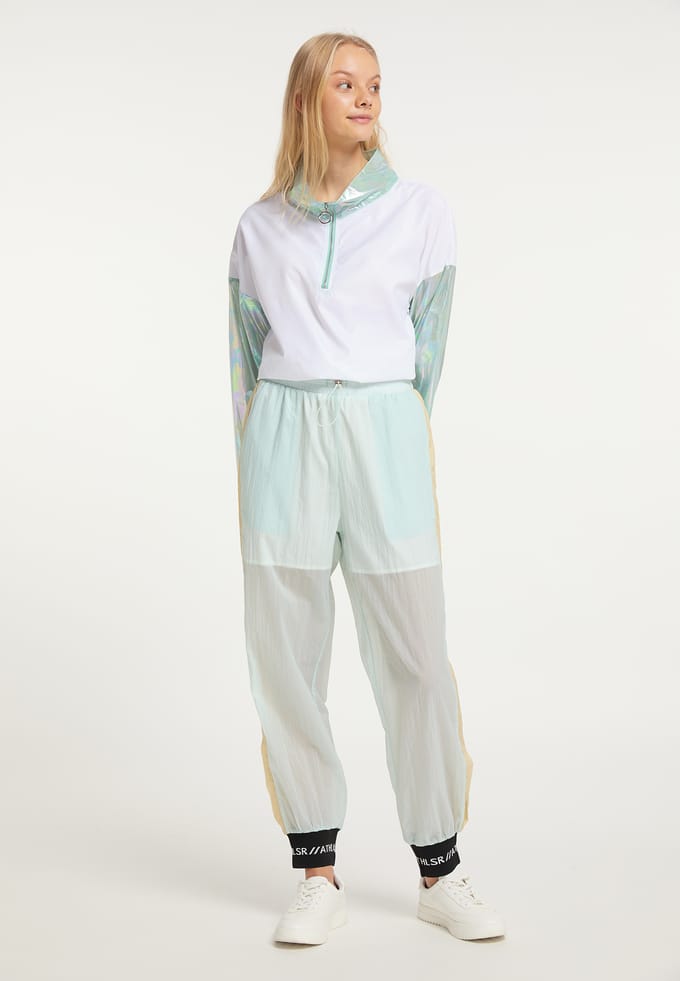Mymo Sweatpants Dames mint kameel