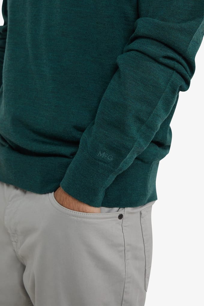 McGregor Fine Merino C-neck Sweater Winter Sage Größe: 3XL | Pullover Outlet | Herren | Grün