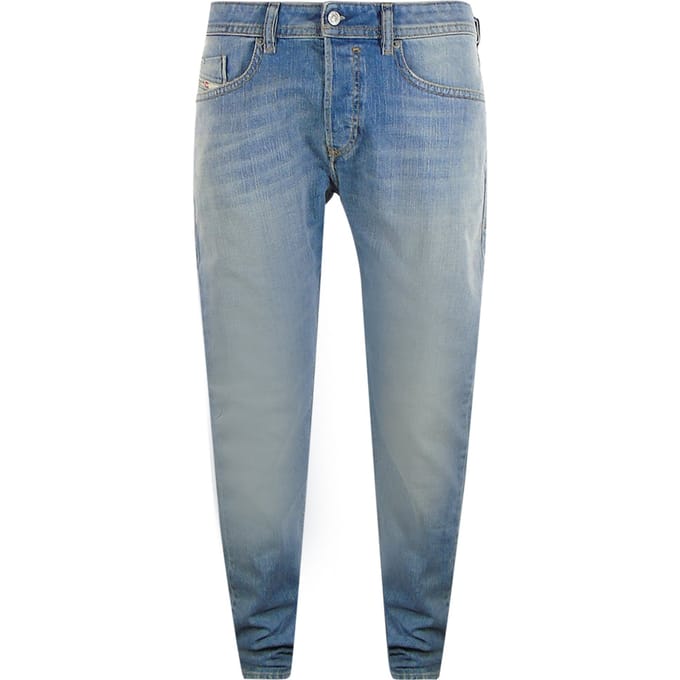Diesel Buster-x Lichtblauwe Denim Broek
